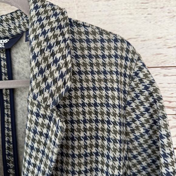 Lands' End Women's Houndstooth Fleece Blazer Jacket Size 2X - Picture 11 of 16